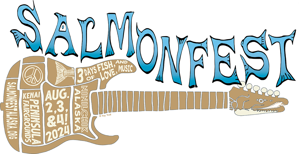 Salmonfest Dates 2024 Guitar Graphic
